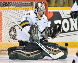 Tyler Parsons of the London Knights. Photo by Terry Wilson/OHL Images.