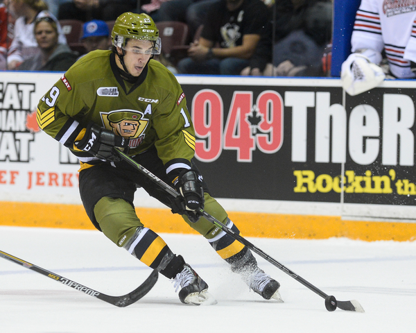 Zach Bratina - courtesy Aaron Bell/OHL Images