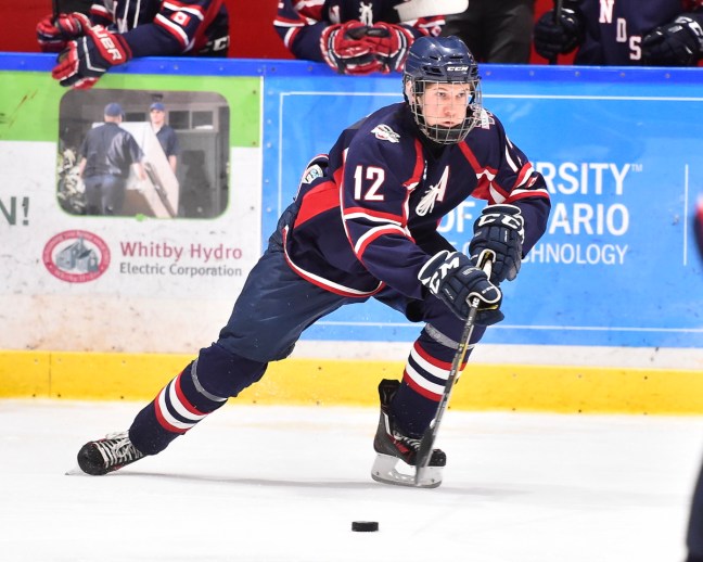 Owen Lalonde of the Windsor Jr. Spitfires. Photo by Aaron Bell/OHL Images