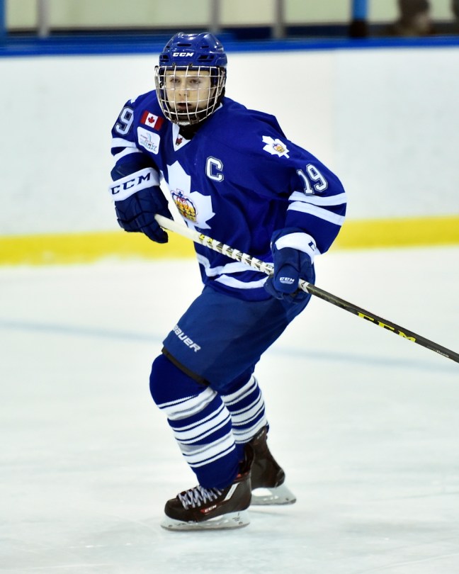 Allan McShane of the Toronto Marlies. Photo by Aaron Bell/OHL Images