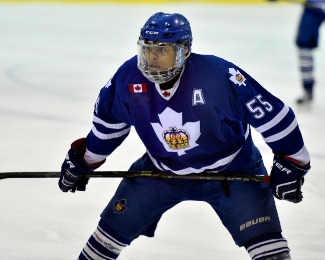 Akil Thomas of the Toronto Marlies. Photo by Aaron Bell/OHL Images