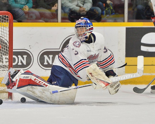 Kyle Keyser of the Oshawa Generals. Photo by Terry Wilson / OHL Images.
