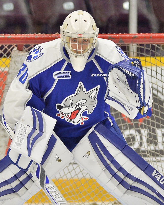 Jake McGrath of the Sudbury Wolves. Photo by Terry Wilson / OHL Images.