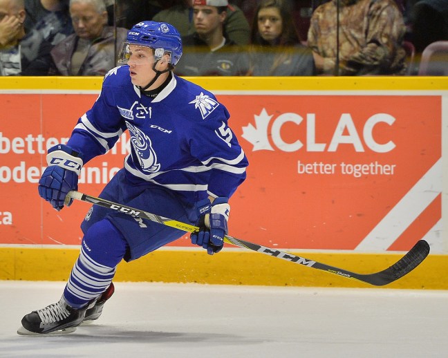 Shaw Boomhower of the Mississauga Steelheads. Photo by Terry Wilson / OHL Images.