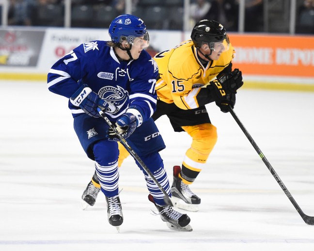 Albert Michnac of the Mississauga Steelheads. Photo by Aaron Bell/OHL Images