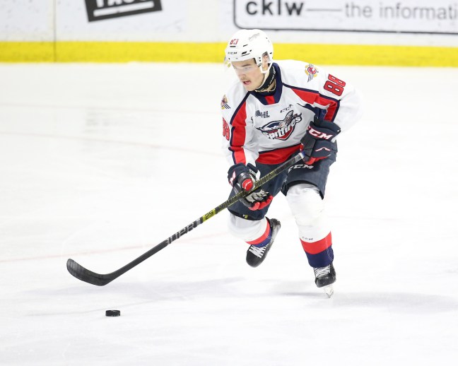 Ruben Rafkin of the Windsor Spitfires. Photo by Luke Durda/OHL Images