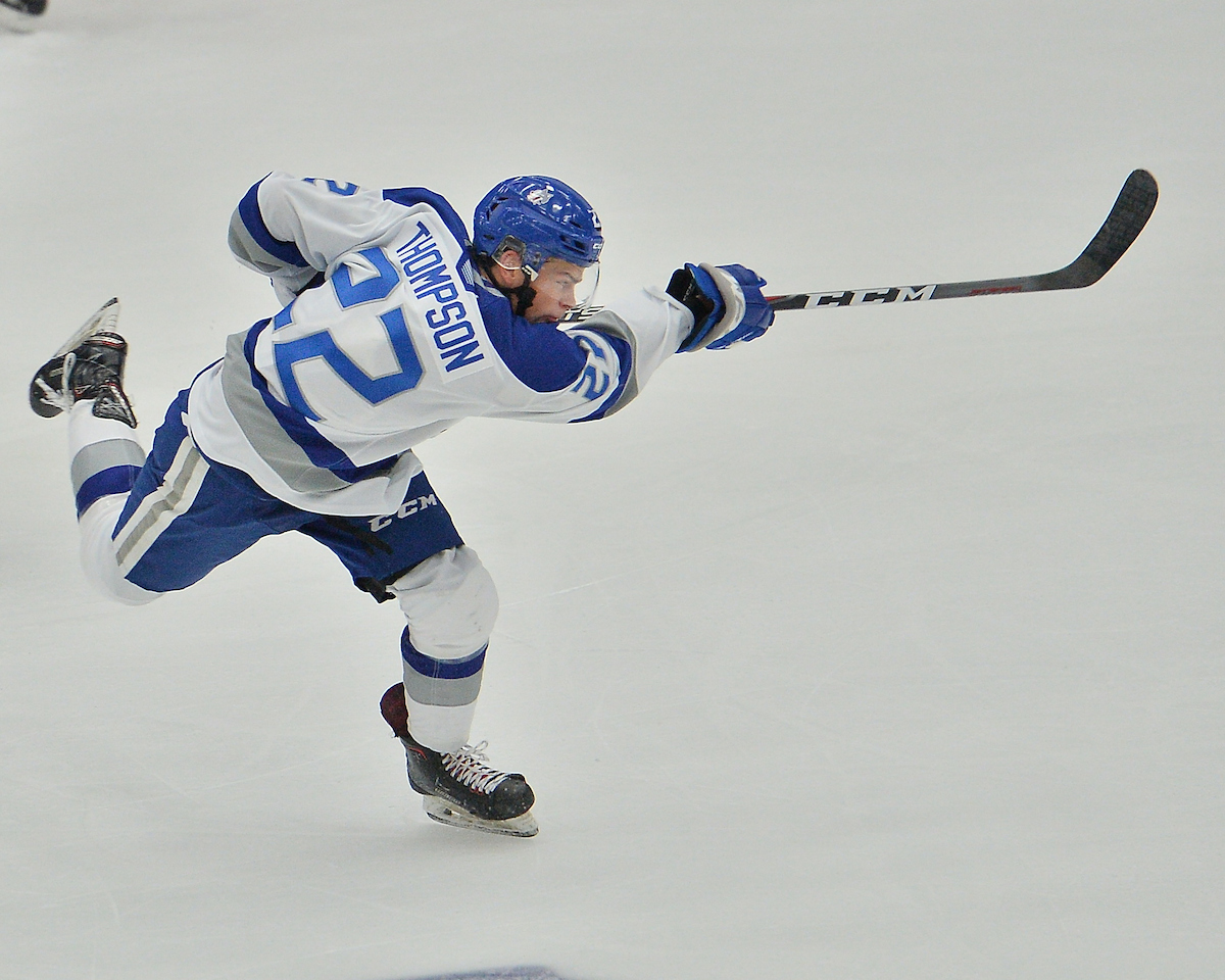 Jack Thompson of the Sudbury Wolves. Photo by Terry Wilson / OHL Images.
