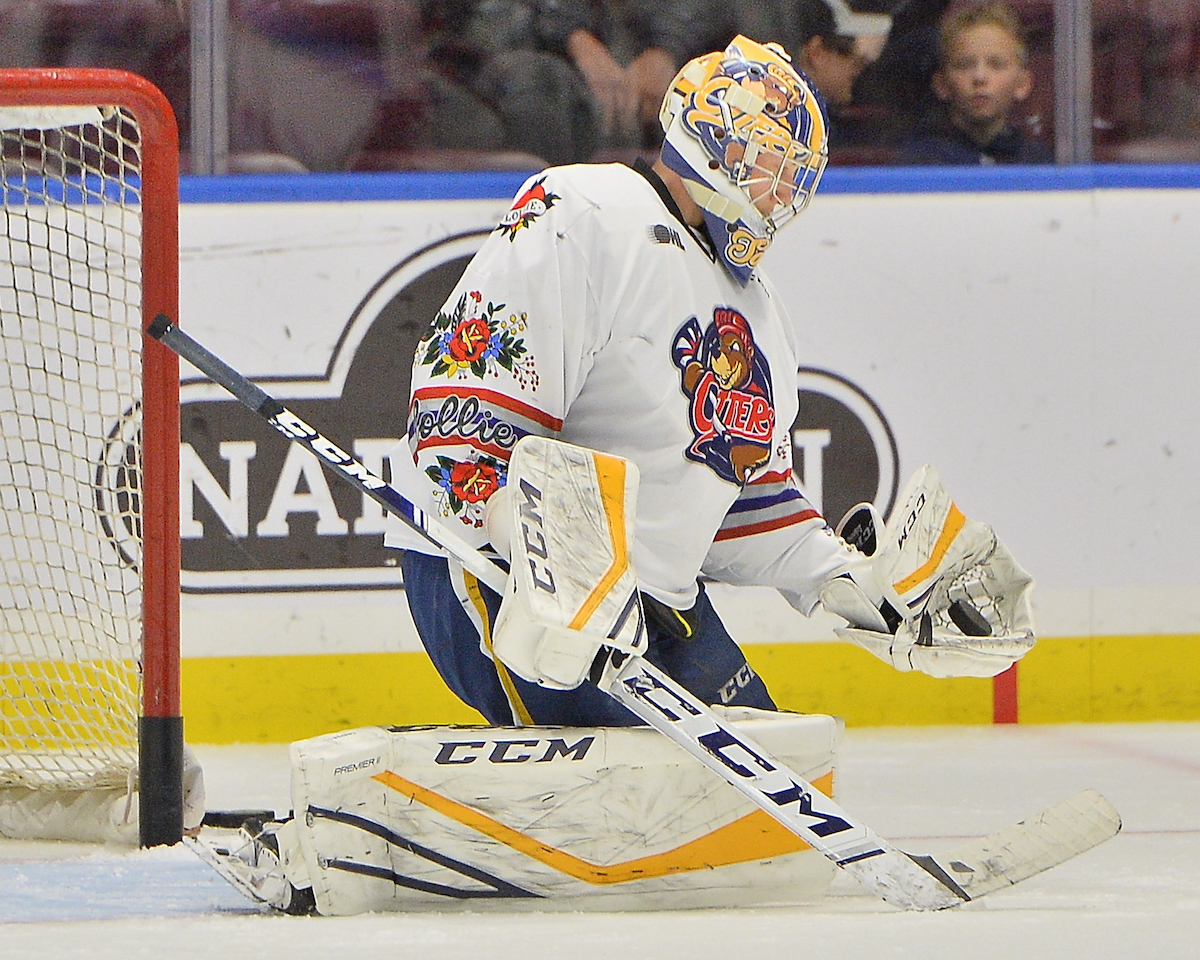 Aidan Campbell of the Erie Otters. Photo by Terry Wilson / OHL Images.