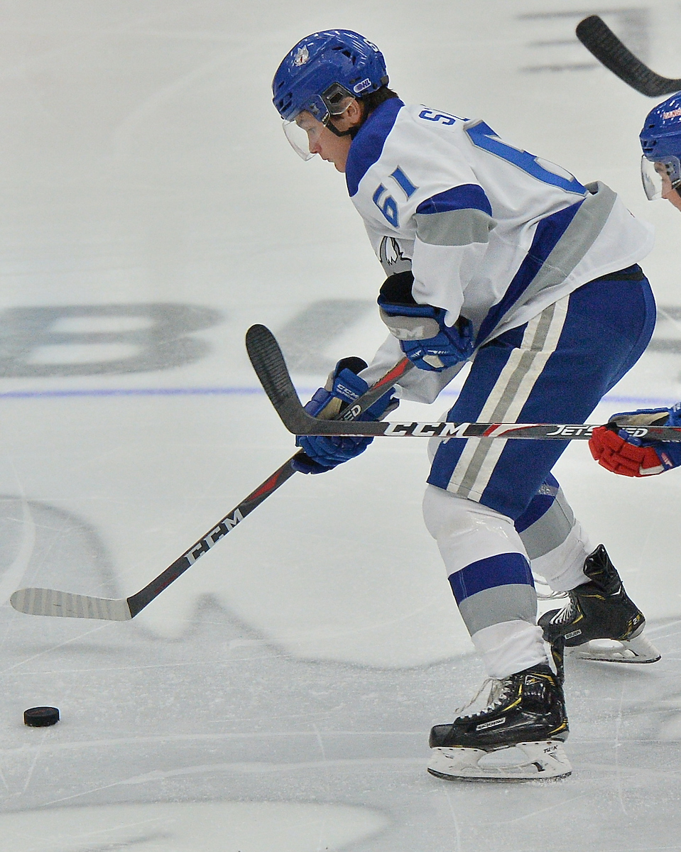 Chase Stillman of the Sudbury Wolves. Photo by Terry Wilson / OHL Images.
